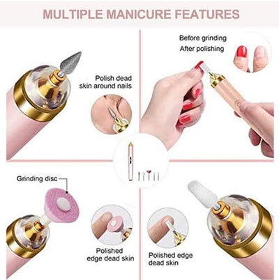 SALOON NAILS KIT (RECHARGEABLE)